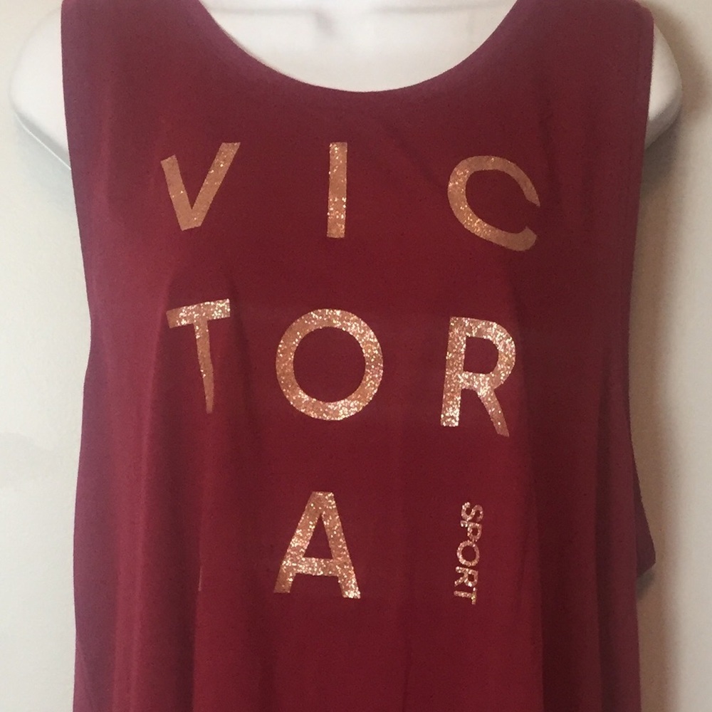 NWOT Victoria Sport Cutout Back Tank